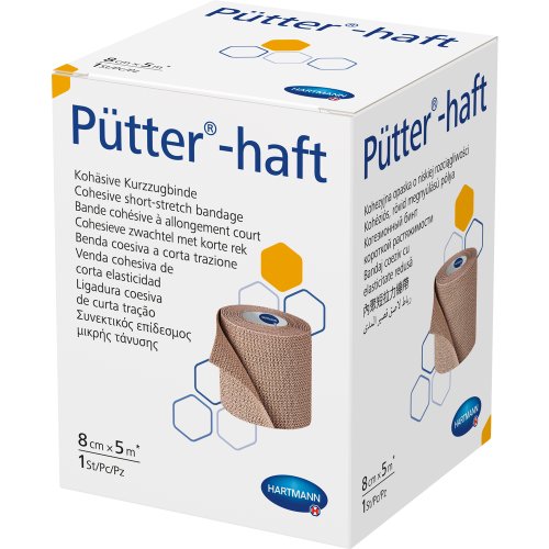 Pütter-haft Binde 8cmx5m - PZN 10109324