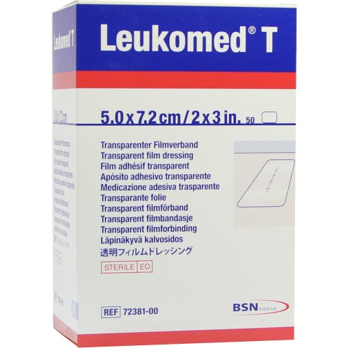 LEUKOMED TRANSP. STERILE PFLASTER 7.2x5 cm - PZN 01050951