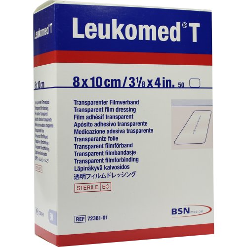 LEUKOMED TRANSP. STERILE PFLASTER 8x10 cm - PZN 01050974