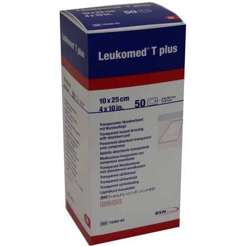 LEUKOMED TRANSP. PLUS STERILE PFL. 10x25 cm - PZN 01051117