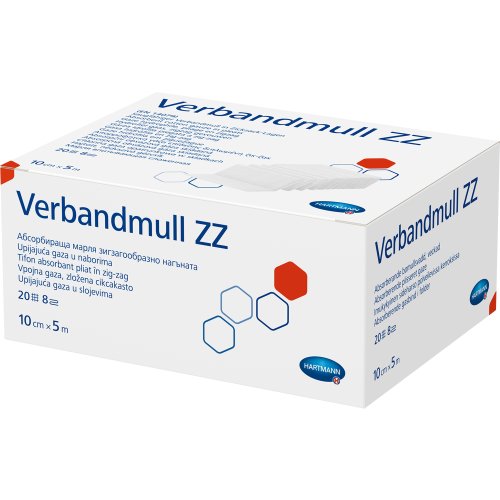 VERBANDMULL ZZ HART 5X10CM - PZN 01083732