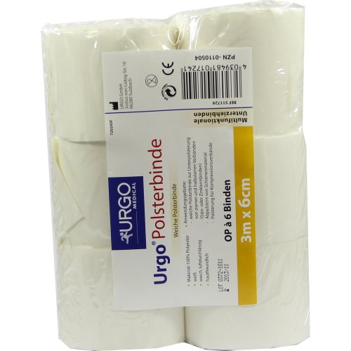 URGO Polsterbinde 3mx6cm - PZN 00110504