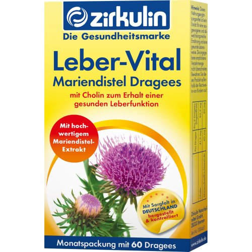 Zirkulin Leber-Vital Mariendistel Dragees - PZN 11191463