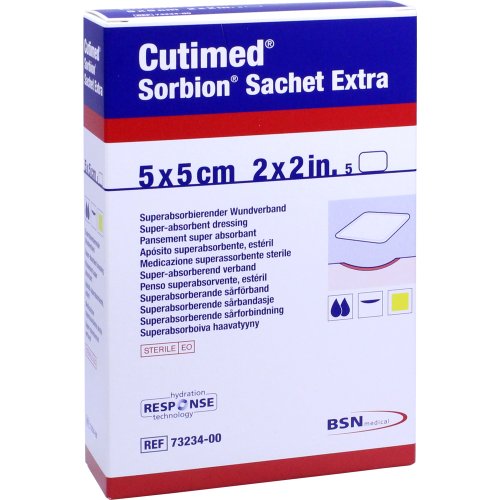 CUTIMED SORBION SACHET EXTRA 5x5cm - PZN 11361706