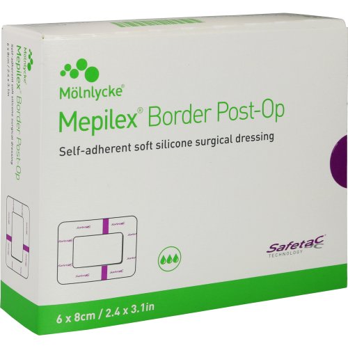 Mepilex Border Post-Op 6x8 cm Verband haftend - PZN 11639113
