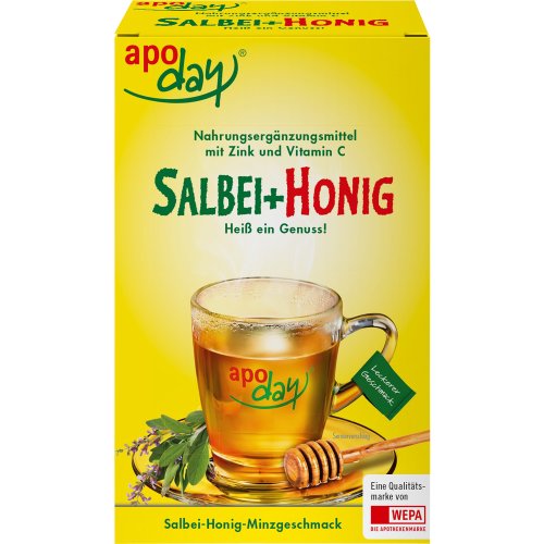 APODAY Heisser Salbei+Honig+Vit.C+Zink Pulver - PZN 11694371