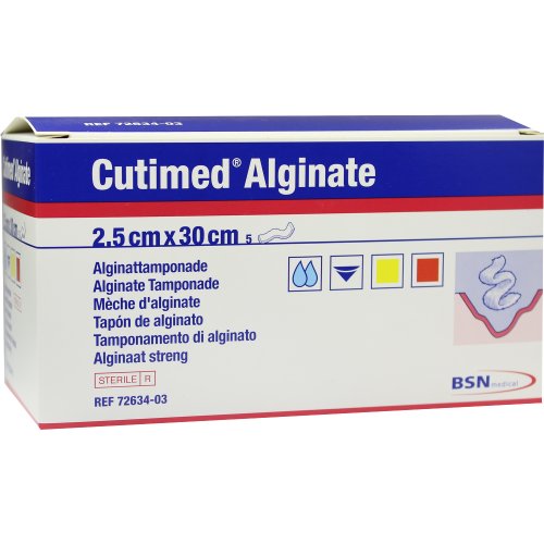 Cutimed Alginate 2.5x30cm Alginattamponade - PZN 01179107