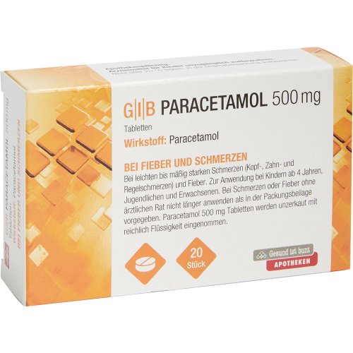 GIB Paracetamol 500mg Tabletten - PZN 01179679