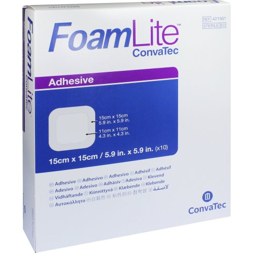 Foam Lite ConvaTec adhäsiv 15x15cm - PZN 12358965