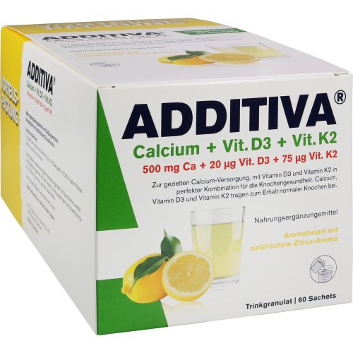 Additiva Calcium + D3 + K2 Granulat - PZN 12455390