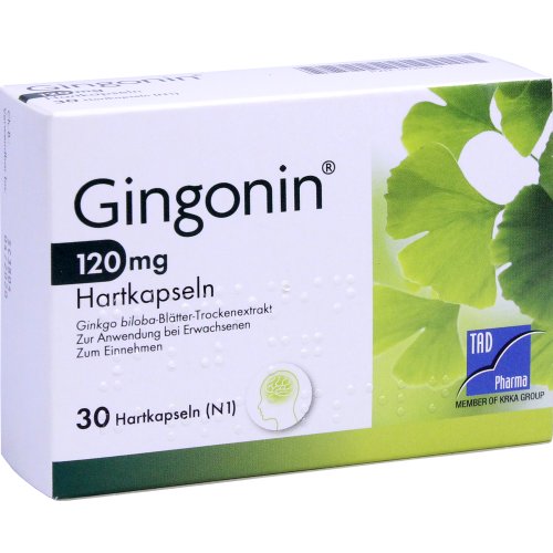 Gingonin 120mg Hartkapseln - PZN 12724855