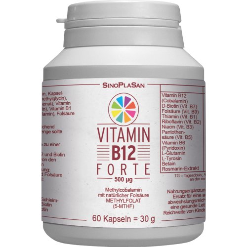 Vitamin B12 FORTE 500 ug Methylcobalamin - PZN 13426947
