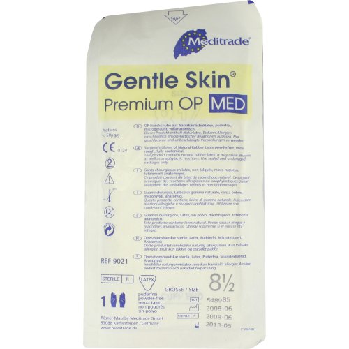 Handschuhe OP Latex Gr 8.5 steril puderfrei - PZN 01343771