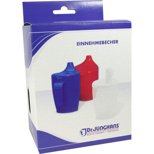 Einnehmebecher 2Griffe+2Deckel 4+12mm milchig - PZN 01349762