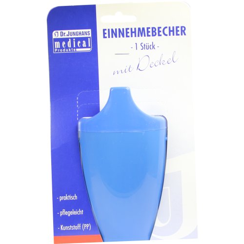 Einnehmebecher 2Griffe+Deckel 12mm blau - PZN 01349851