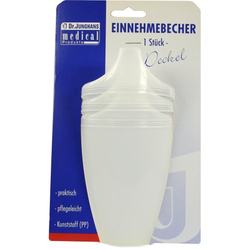 Einnehmebecher m.Griff+3Deckel 4+8+12mm milchig - PZN 01350015