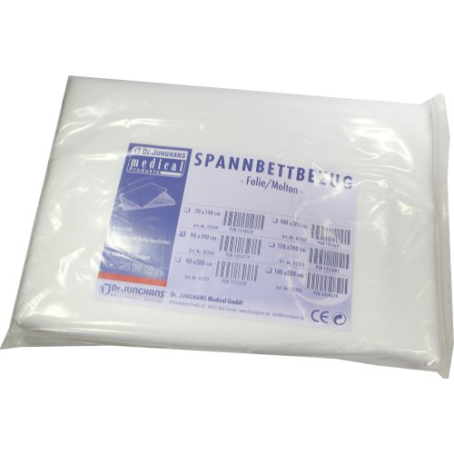 MOLTON SPANNBETTBEZUG 90x190cm M.FOLIE - PZN 01355739