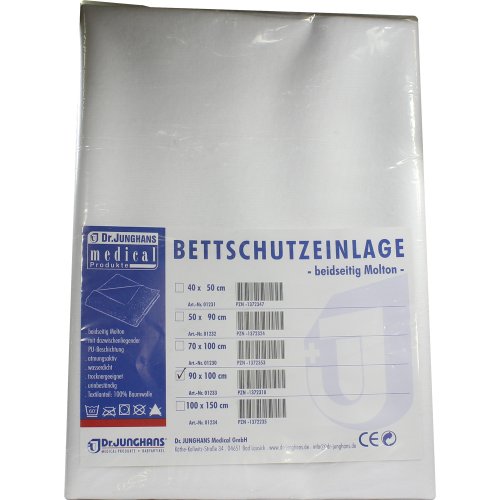 Bettschutzeinlage 90x100cm doppelseitig Molton - PZN 01372318