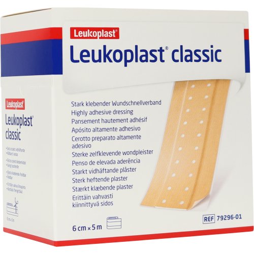 Leukoplast Classic Pflaster 6 cm x 5 m Rolle - PZN 13838207