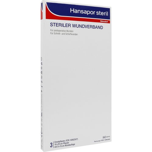 Hansapor steril 10x20cm - PZN 14062507