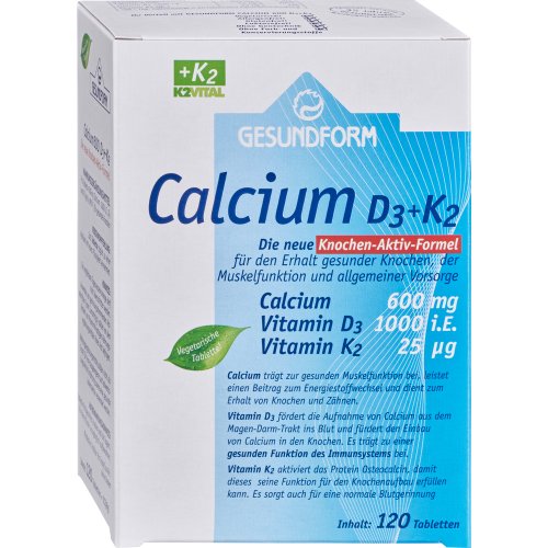 Gesundform Calcium D3 + K2 Tabletten - PZN 14202434