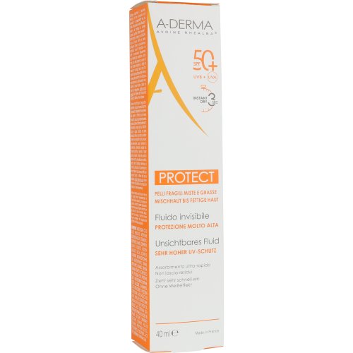 A-DERMA PROTECT LSF 50+ UNSICHTBARES FLUID - PZN 14307297