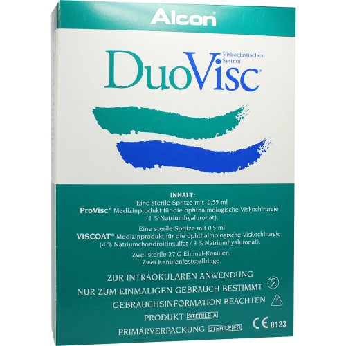 DuoVisc 0.5ml Viscoat+0.55ml ProVisc Lösung - PZN 01473628