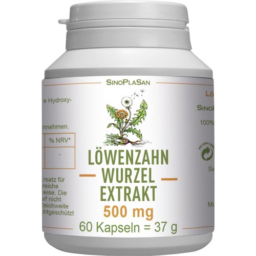 Löwenzahnwurzel-Extrakt 500 mg Mono - PZN 15303491