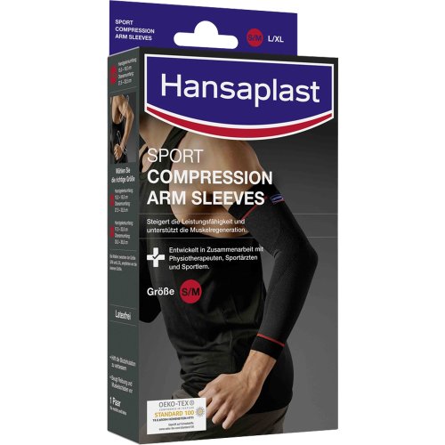 Hansaplast Sport Compression Arm-Sleeves GR. M - PZN 15823049