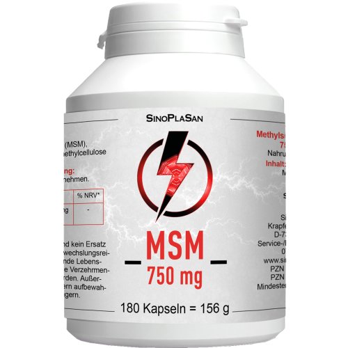 MSM 750mg MONO 99.9% - PZN 15864166