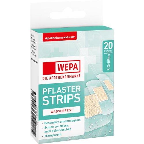 WEPA Pflaster Strips wasserfest 3 Größen - PZN 16233887