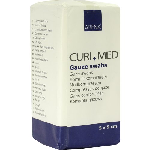 Mullkompressen 8-lagig unsteril 5x5cm - PZN 01651219