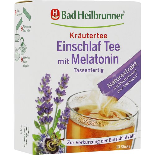 Bad Heilbrunner Einschlaf Tee mit Melatonin - PZN 16604898