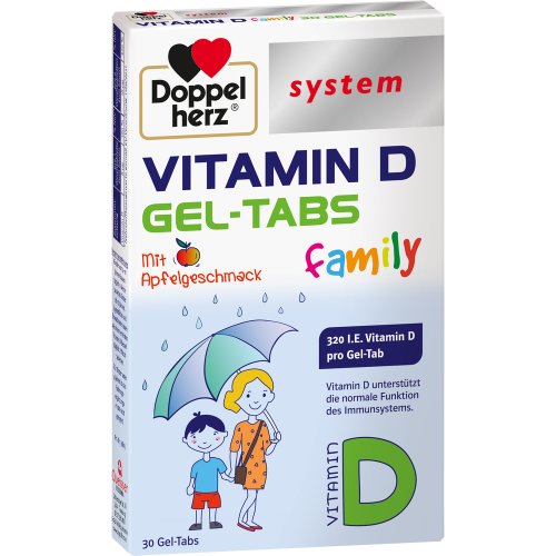 Doppelherz Vitamin D Gel-Tabs family system - PZN 16661643