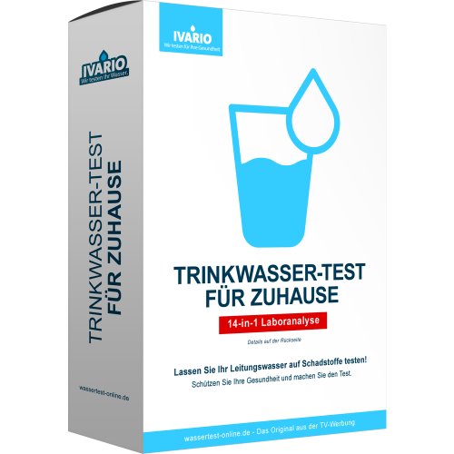 Ivario Trinkwasser-Test SCHADSTOFFANALYSE - PZN 16762025