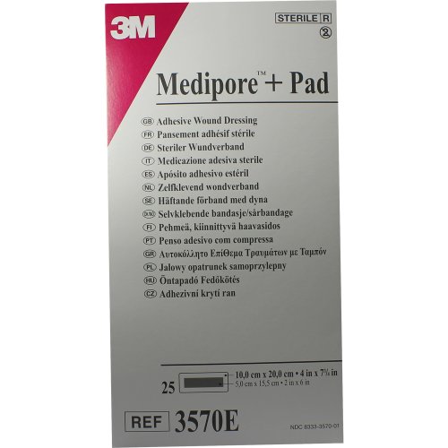 Medipore plus Pad steriler Wundverband 3570E - PZN 01681249