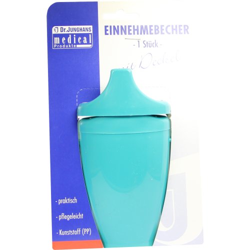 Einnehmebecher m. 2Griffe+2Deckel 4+12mm grün - PZN 01687766