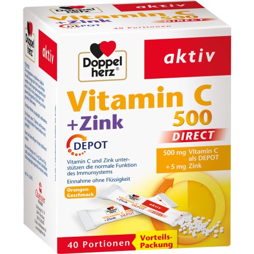 Doppelherz Vitamin C 500 + Zink Depot direct - PZN 16927093