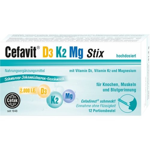 Cefavit D3 K2 Mg 2.000 I.E. Stix - PZN 17274718