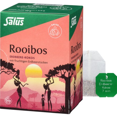 Rooibos Erdbeere-Kokos Kräuter-Frü.-Tee bio Salus - PZN 17390034