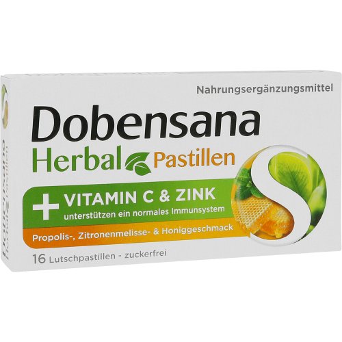 Dobensana Herbal Honigges. Vit C Zink Pastille - PZN 17457815