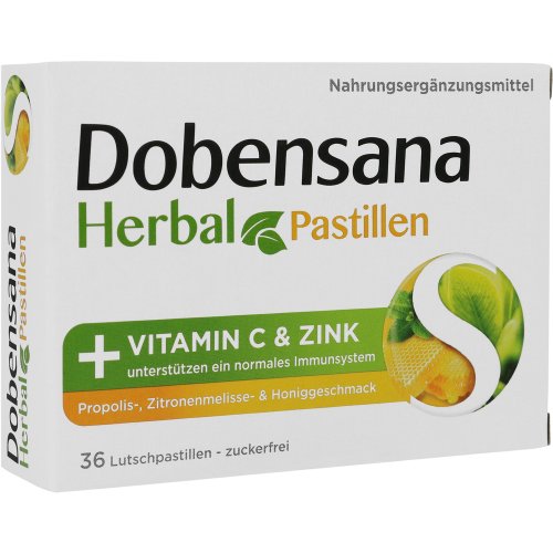 Dobensana Herbal Honigges. Vit C Zink Pastille - PZN 17458039