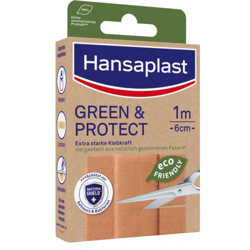 Hansaplast Green & Protect 1mx6cm - PZN 17560720