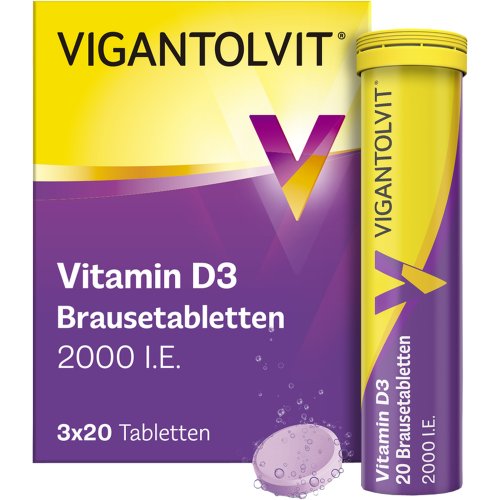 Vigantolvit 2000 I.E. Vitamin D3 Brausetabletten - PZN 18199054