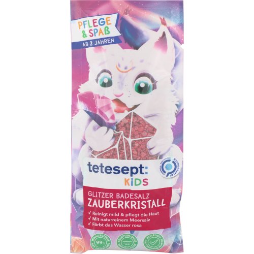 tetesept Kids Glitzer Badesalz Zauberkristall - PZN 18296248