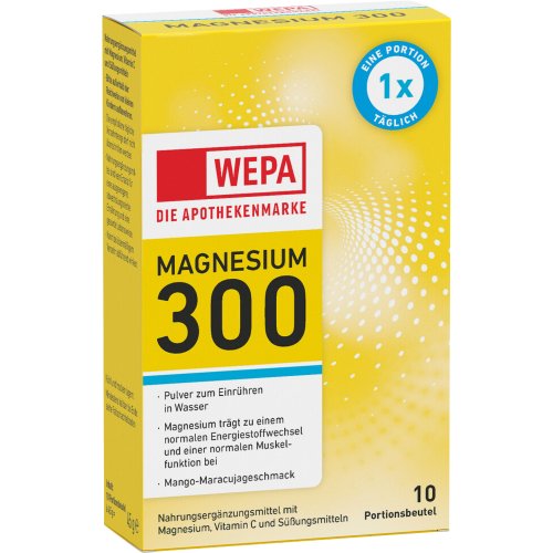 WEPA Magnesium 300+Vit.C zuckerfrei Pulver - PZN 18337007