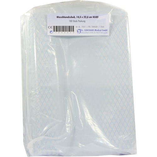 WASCHHANDSCHUH VLIES 14.5X22.5CM - PZN 01848608