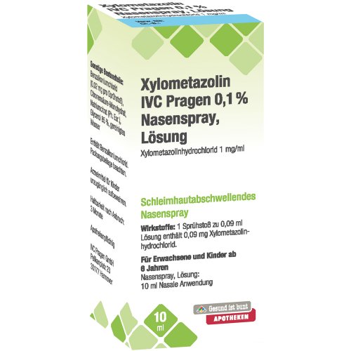Xylometazolin IVC Pragen 0.1% Nasenspray Lösung - PZN 18653033