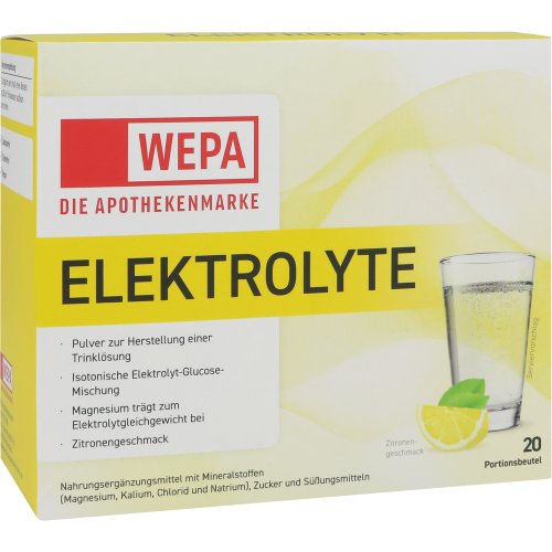 WEPA Elektrolyte Pulver Zitrone - PZN 19787310