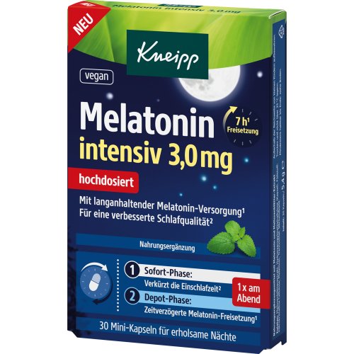 Kneipp Melatonin intensiv 3.0 mg - PZN 19801613